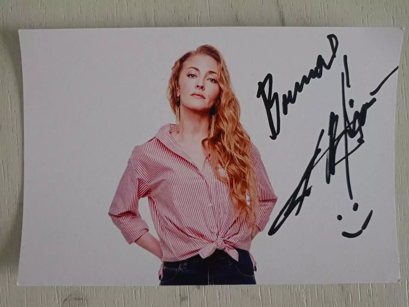 Автограф Анны Казючиц