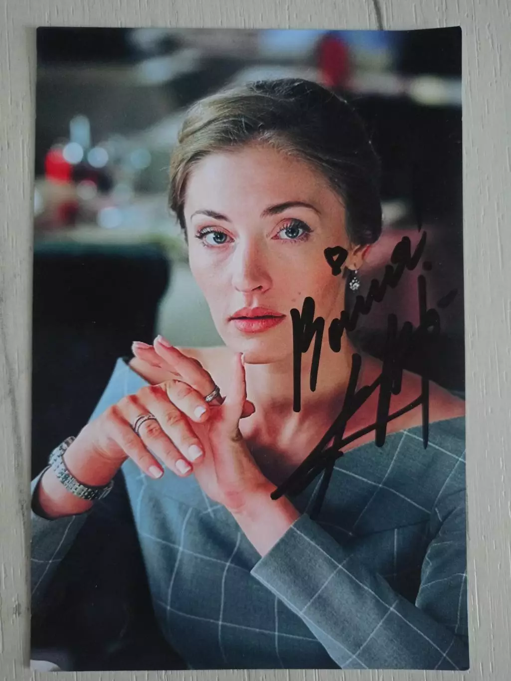 Автограф Анны Казючиц 1