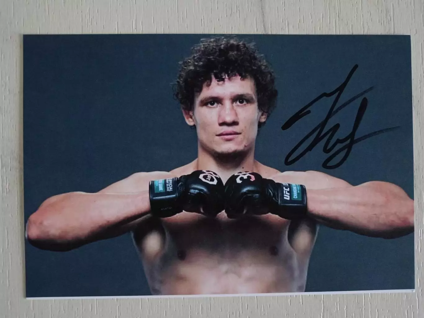 Автограф Романа Копылова (российский боец смешанного стиля (ММА)) 6