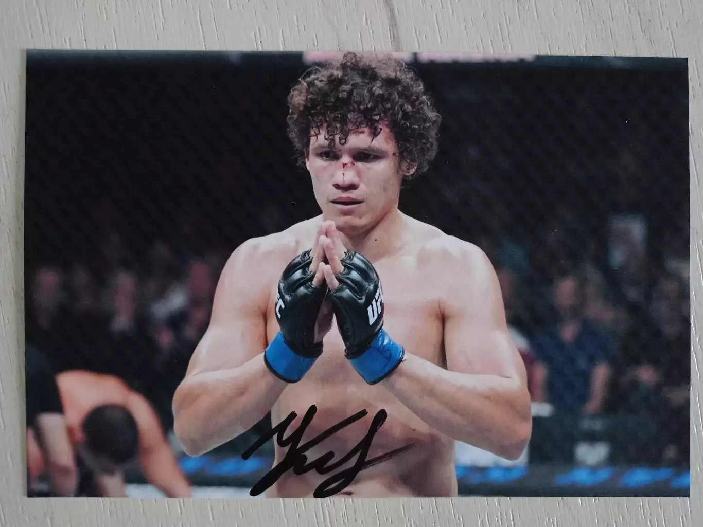 Автограф Романа Копылова (российский боец смешанного стиля (ММА)) 2