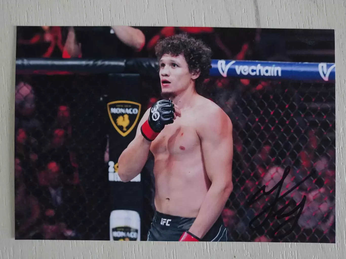 Автограф Романа Копылова (российский боец смешанного стиля (ММА)) 4