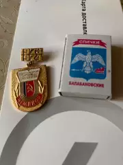 Значок Чемпион всероссийская спартакиада школьников 1973-1974