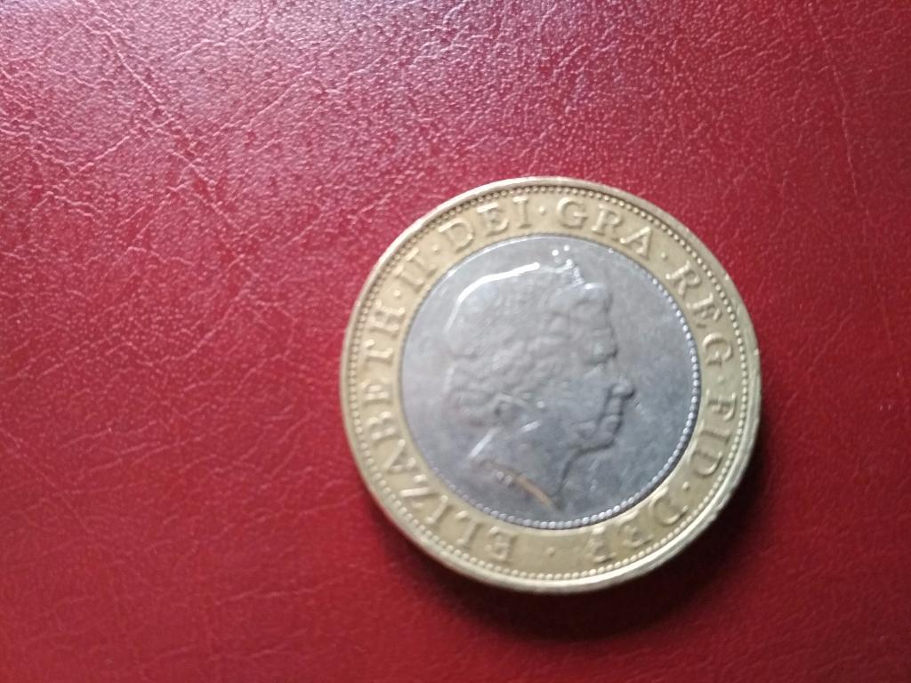 монета 2 фунта стерлингов Великобритании - 1998