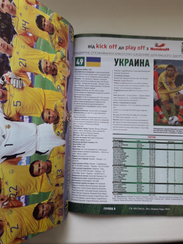 Журнал Футбол (Украина) спецвыпуск Чемпионат Европы 2012. 1