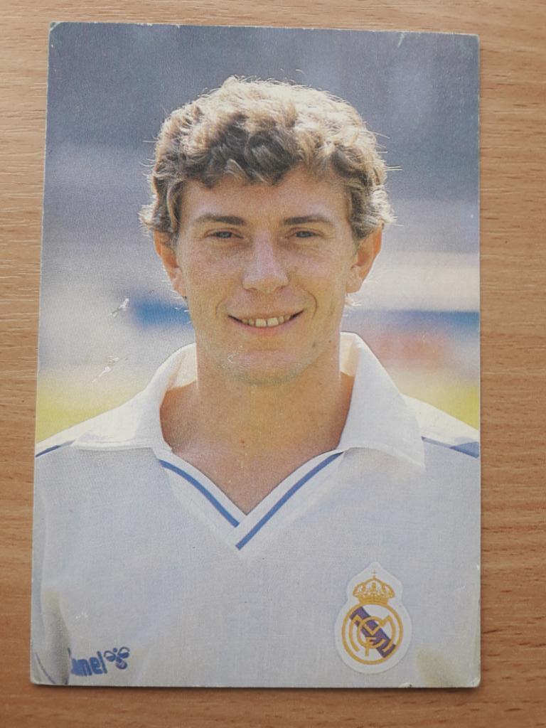 Карточка/открытка Эмилио Бутрагеньо Реал Мадрид (Испания).