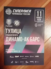 Тулица Тула - Динамо АК Барс Казань 2025/2026 год