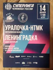 Уралочка Екатеринбург - Ленинградка Санкт-Петербург 2025/2026 год