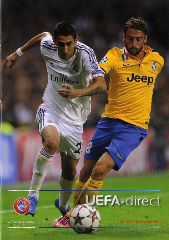 UEFA direct. Официальный журнал УЕФА № 133 (ноябрь 2013 года)