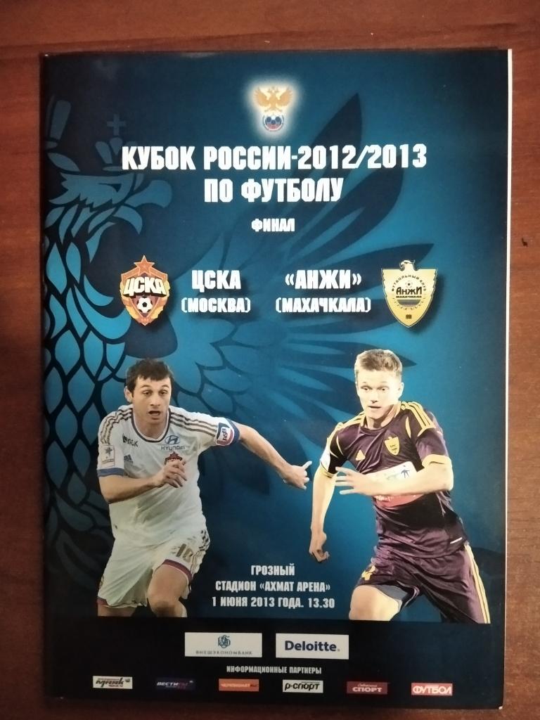 ЦСКА Москва - Анжи Махачкала 2012/2013 год кубок финал