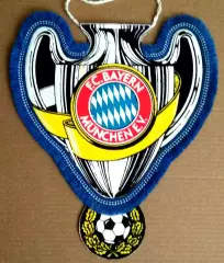 Вымпел. БАВАРИЯ ФК - Победитель Кубка Европейских Чемпионов.