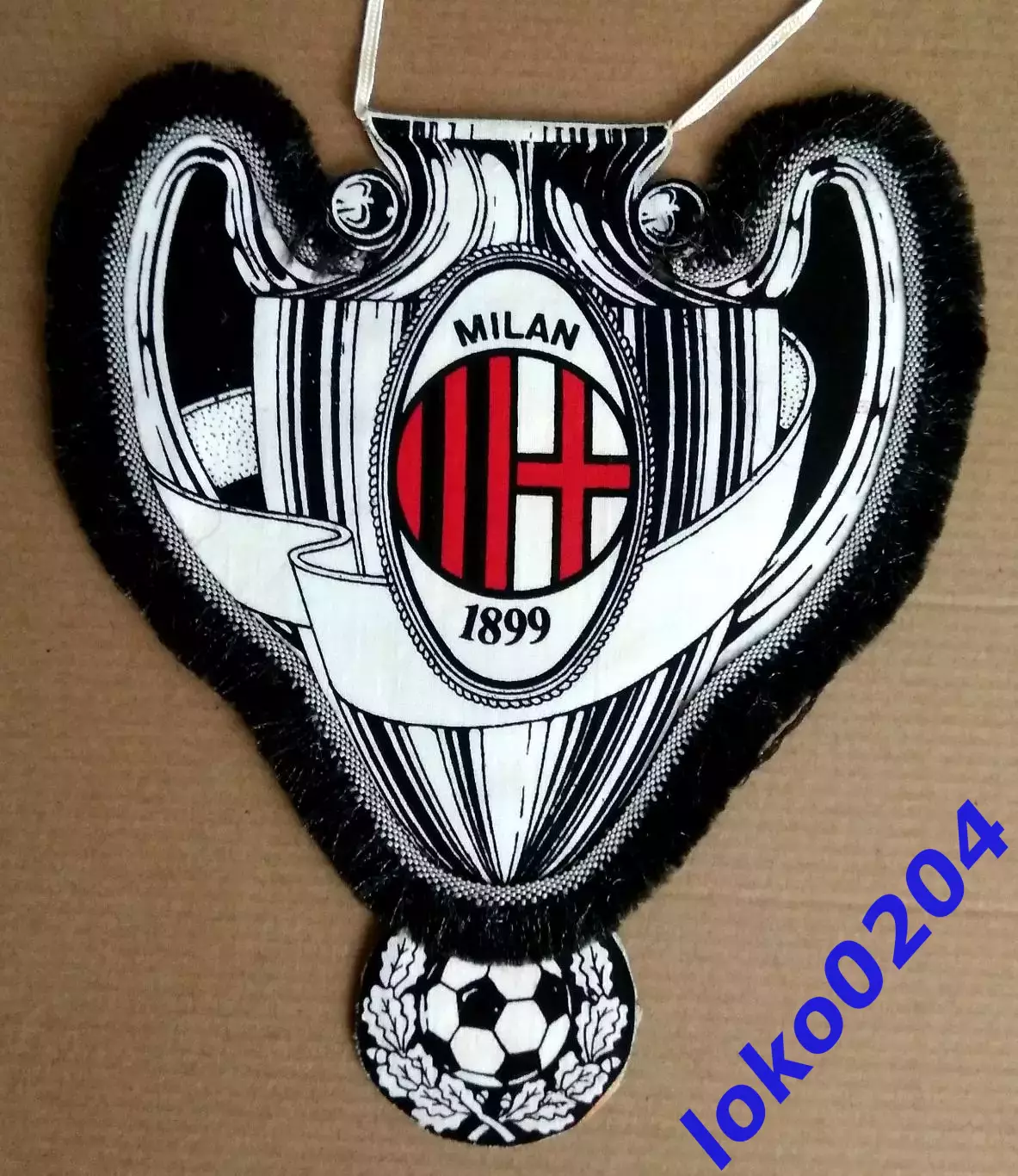 Вымпел. МИЛАН АС - Победитель Кубка Европейских Чемпионов.