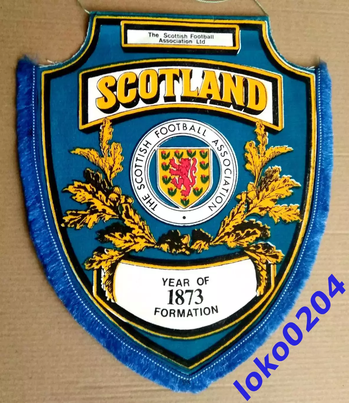 Вымпел. Федерация футбола ШОТЛАНДИИ.