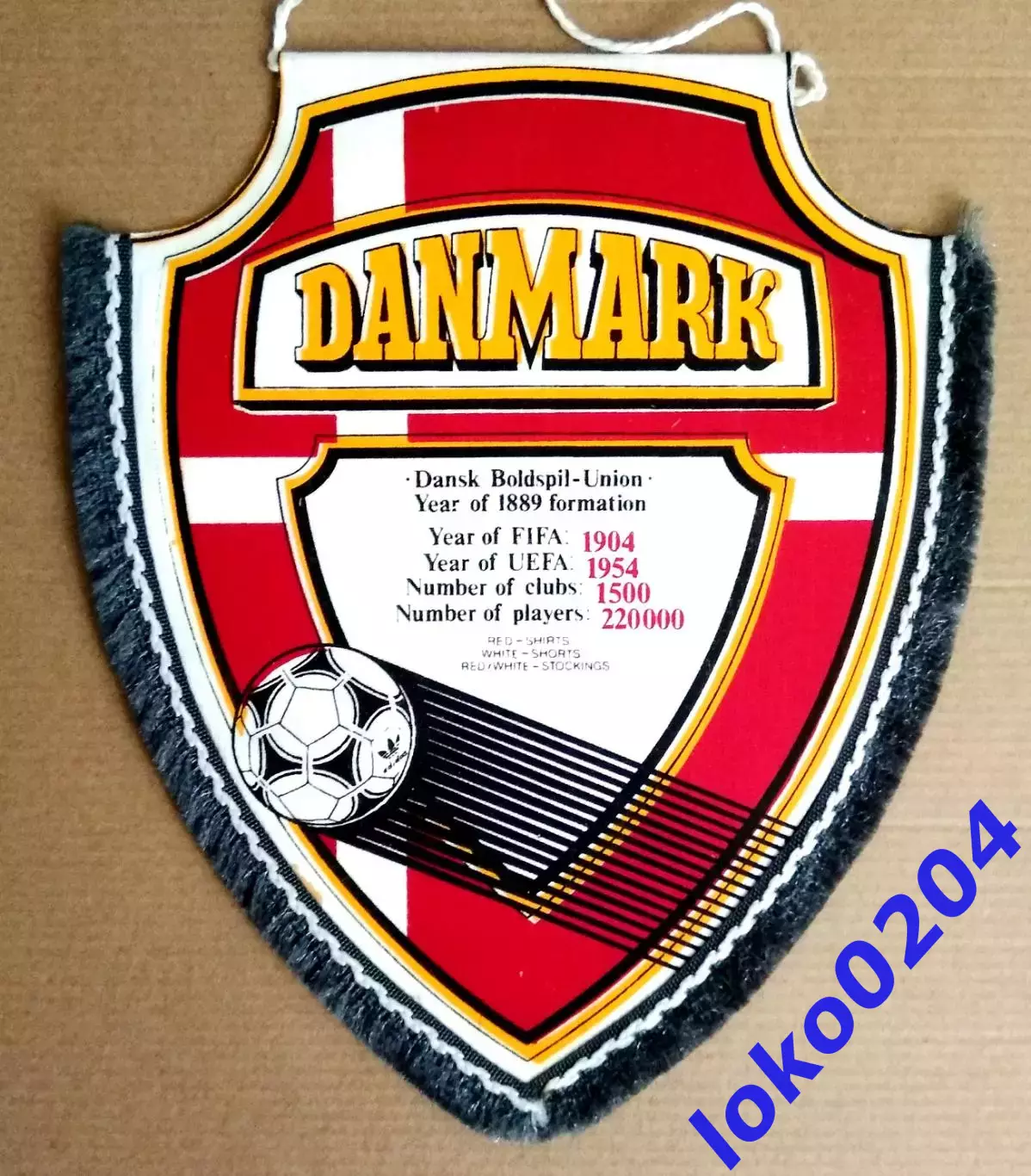 Вымпел. Федерация футбола ДАНИИ. 1