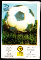 ДИНАМО Тбилиси - ШИННИК Ярославль 1987. Кубок СССР.