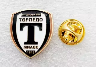 Футбол. Футбольный клуб. Знак. ФК ТОРПЕДО Миасс - РОССИЯ.