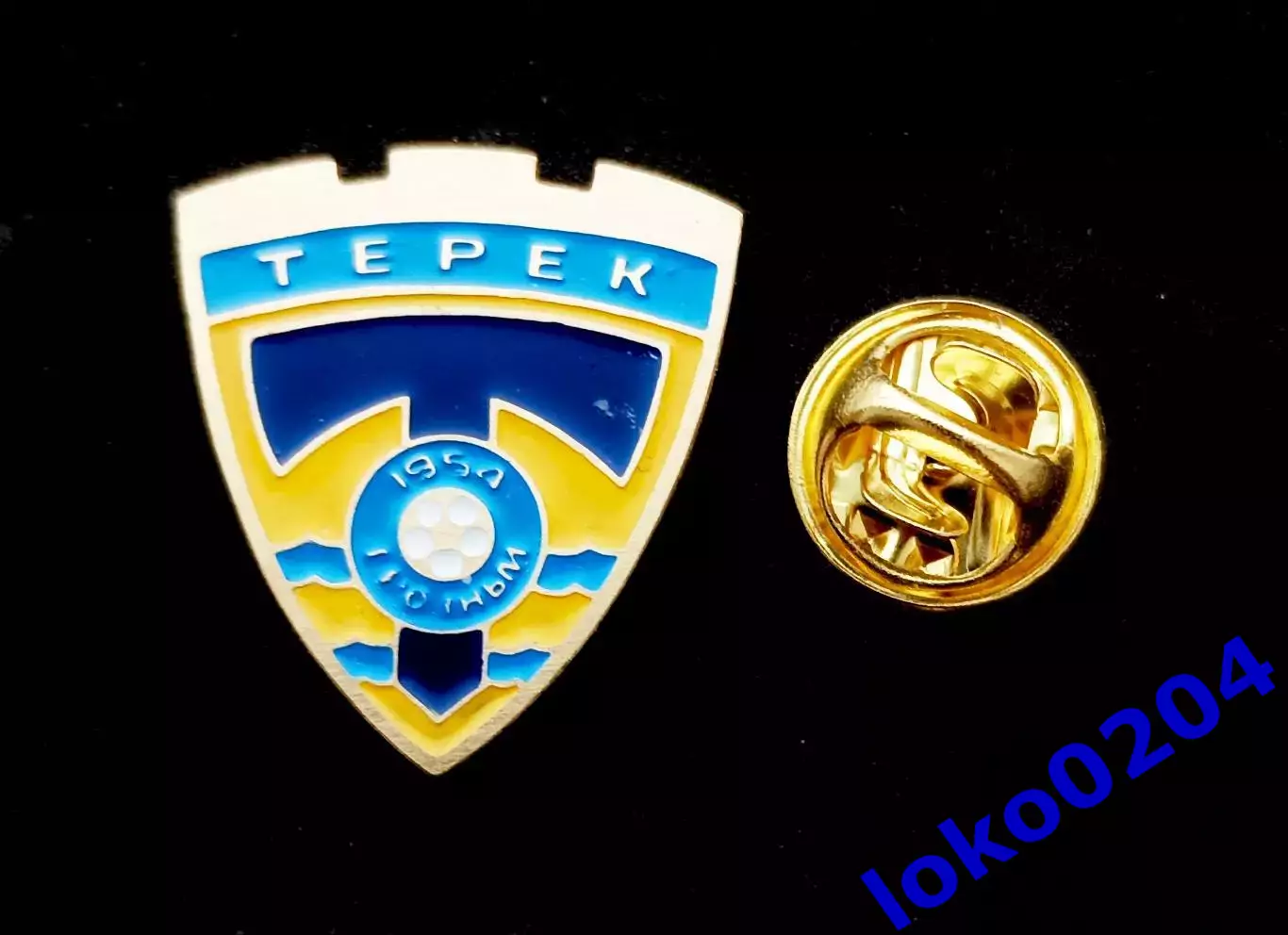 Футбол. Футбольный клуб. Знак. ФК ТЕРЕК Грозный - РОССИЯ.