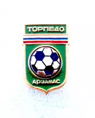 Футбол. Футбольный клуб. Знак. ФК ТОРПЕДО Арзамас - РОССИЯ.