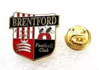 Футбол. Клубы мира. Брентфорд ФК (19х22 мм) - Brentford FC - АНГЛИЯ (3).