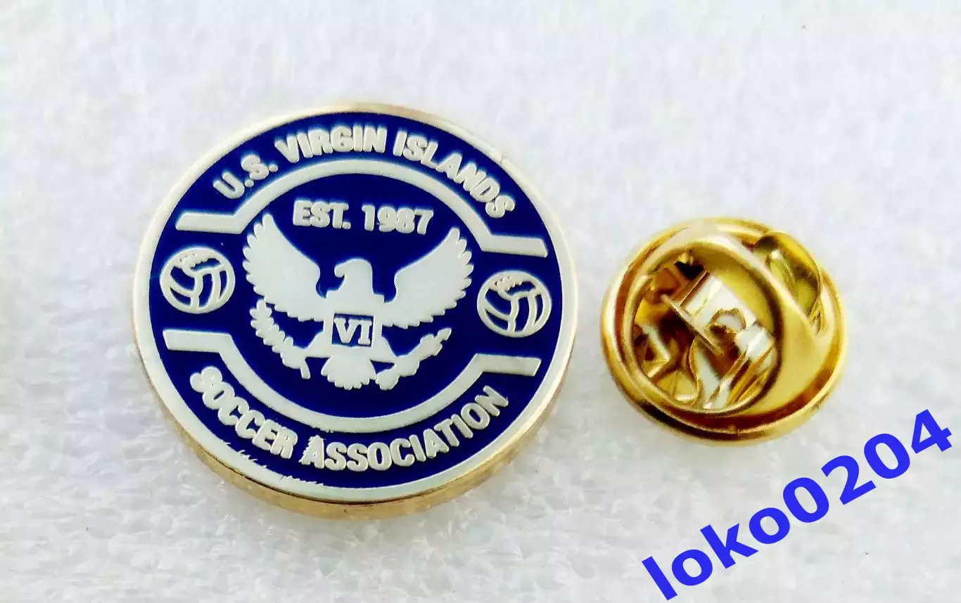 Знак Футбол Федерация - ВИРГИНСКИЕ ОСТРОВА.