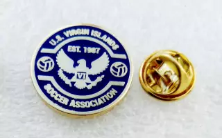 Знак Футбол Федерация - ВИРГИНСКИЕ ОСТРОВА.