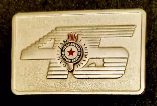 Партизан ФК, Белград - 45 лет. СЕРБИЯ Югославия)