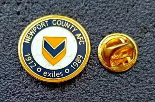 Футбол. Футбол. клуб. Знак. Ньюпорт Каунти-Newport County Association FC-УЭЛЬС.