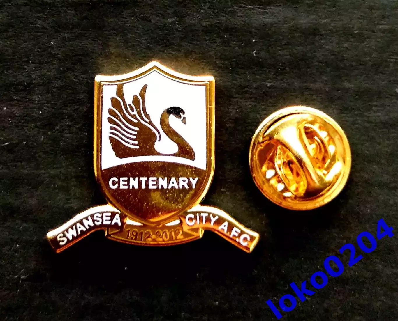 Футбол.Футбол.клуб.Знак. Суонси Сити (100 лет)-Swansea City Association FС,УЭЛЬС