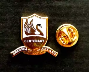 Футбол.Футбол.клуб.Знак. Суонси Сити (100 лет)-Swansea City Association FС,УЭЛЬС