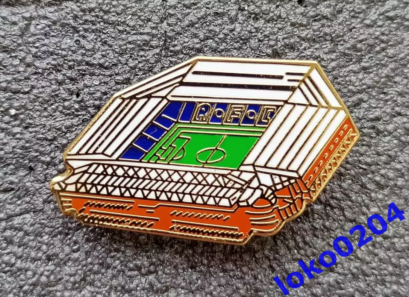 Знак. Футбол. Айброкс - Ibrox Stadium, Ibrox Park, домашняя арена РЕЙНДЖЕРС ФК.