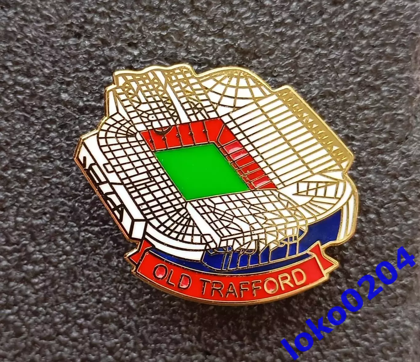 Знак. Футбол. Олд Траффорд - Old Trafford, домашняя арена МАНЧЕСТЕР ЮНАЙТЕД ФК.