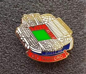 Знак. Футбол. Олд Траффорд - Old Trafford, домашняя арена МАНЧЕСТЕР ЮНАЙТЕД ФК.