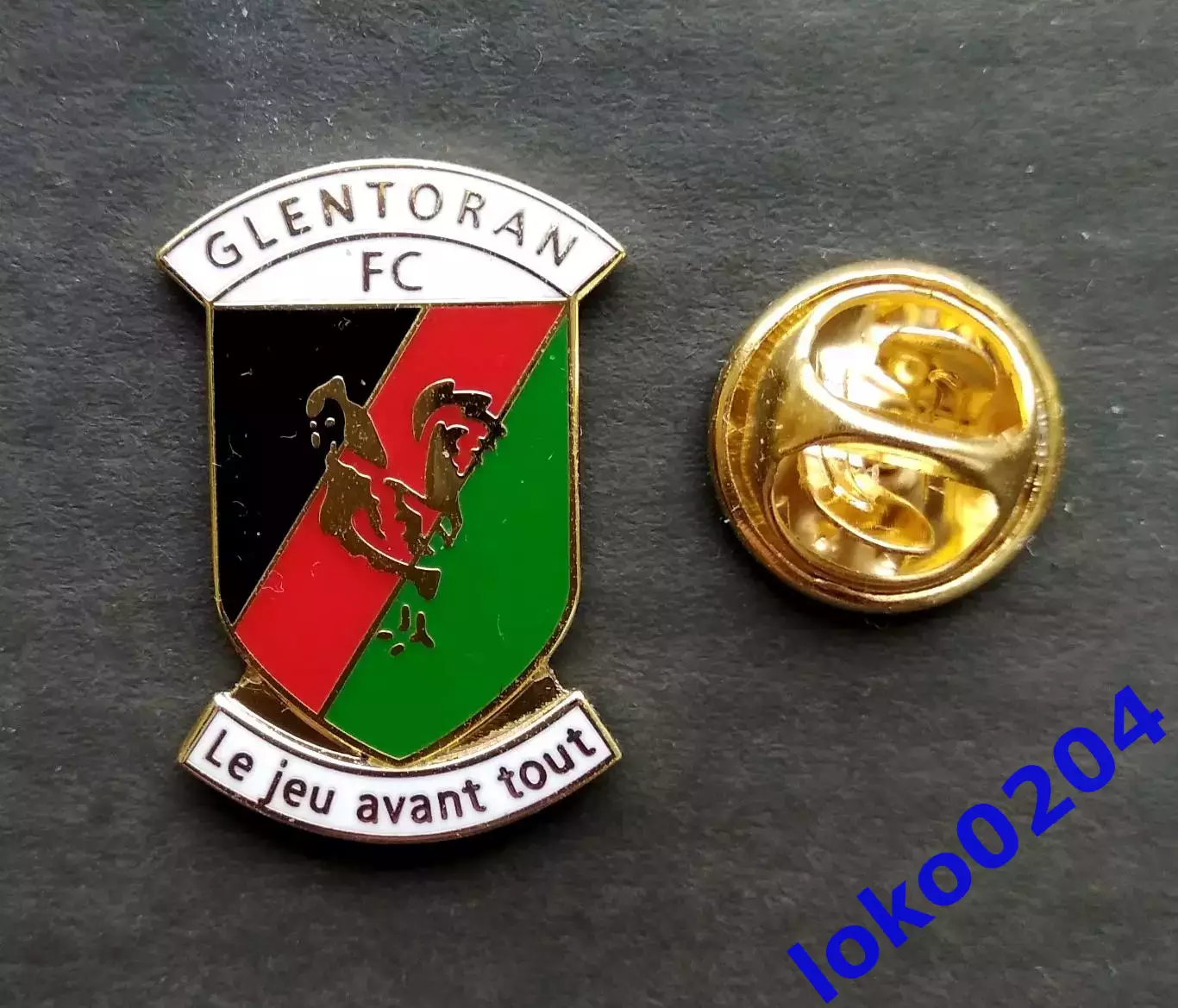 Футбол.Знак.Клубы мира. ГЛЕНТОРАН ФК - Glentoran FC, СЕВЕРНАЯ ИРЛАНДИЯ.