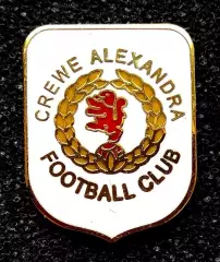 Футбол. Футбольный клуб. Знак. Крю Александра ФК - Crewe Alexandra FC - АНГЛИЯ.