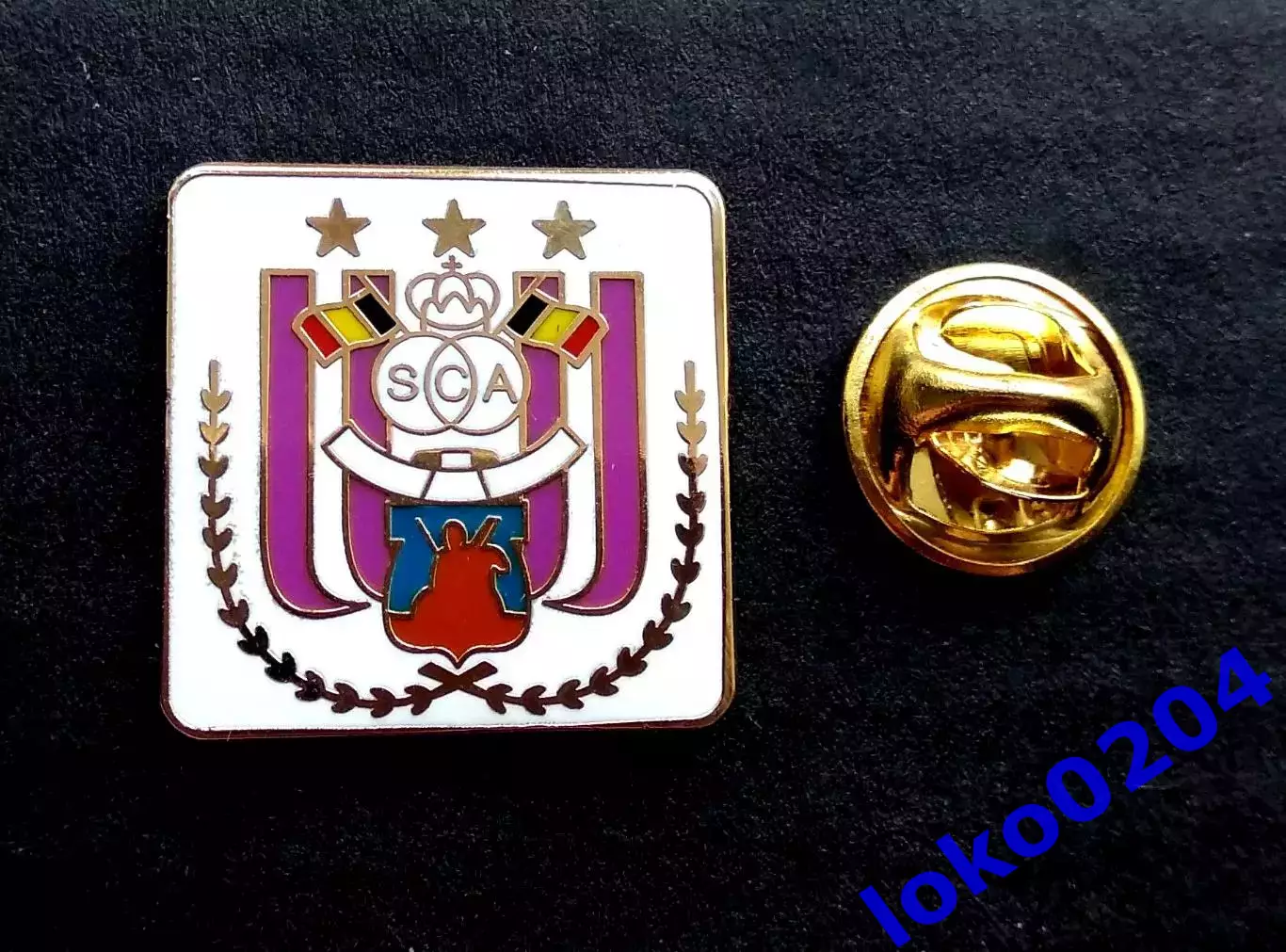 Знак.Футбол.Клубы мира. ФК АНДЕРЛЕХТ - Royal Sporting Club Anderlecht, БЕЛЬГИЯ.