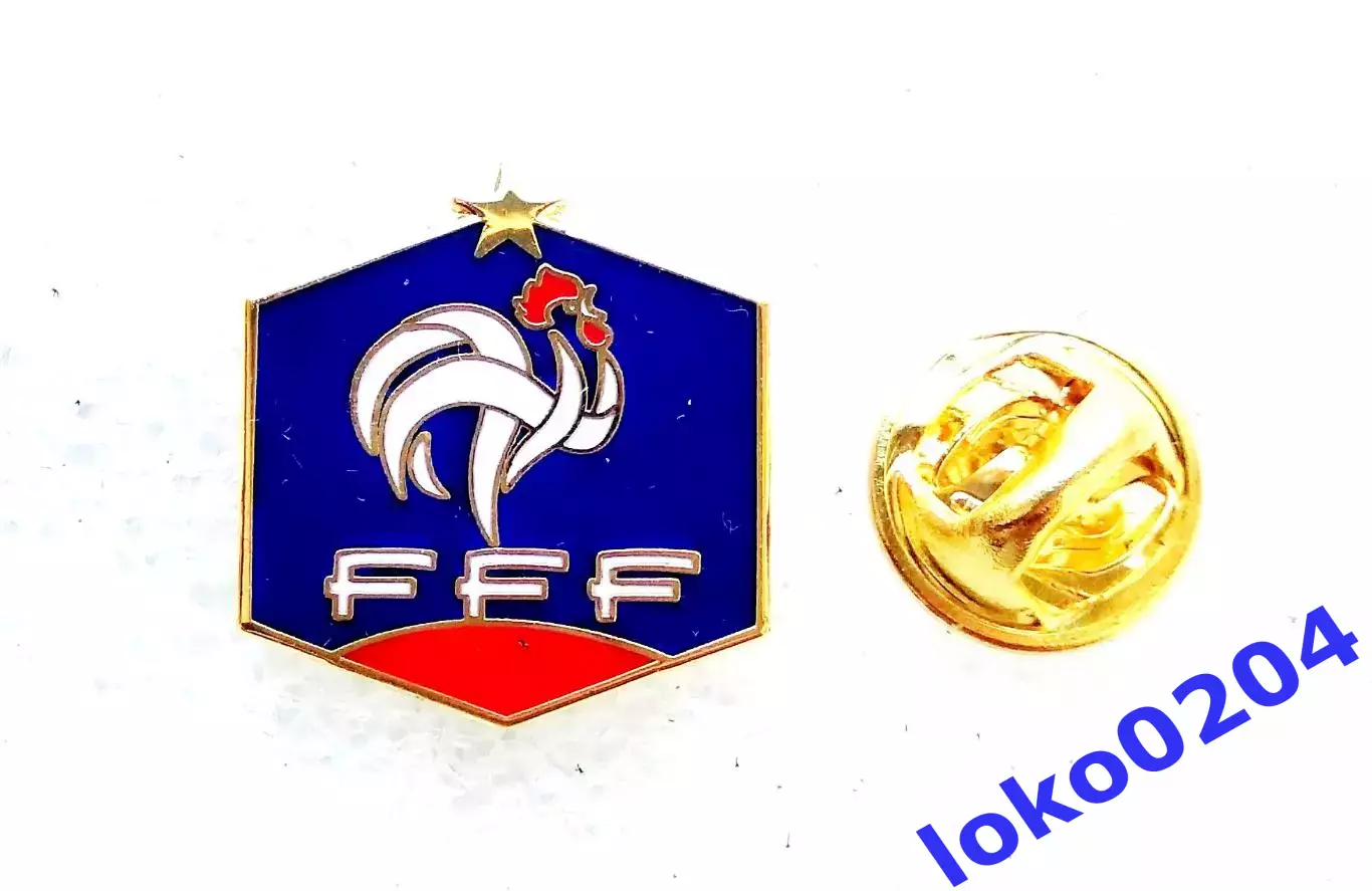Знак Футбол Федерация - ФРАНЦИЯ.