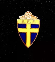Знак Футбол Федерация - ШВЕЦИЯ.