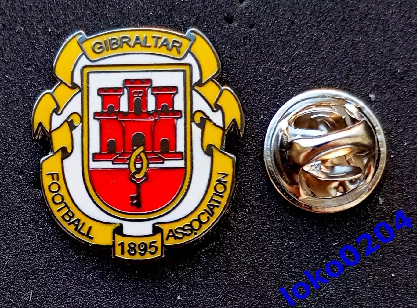 Знак Футбол Федерация - ГИБРАЛТАР.