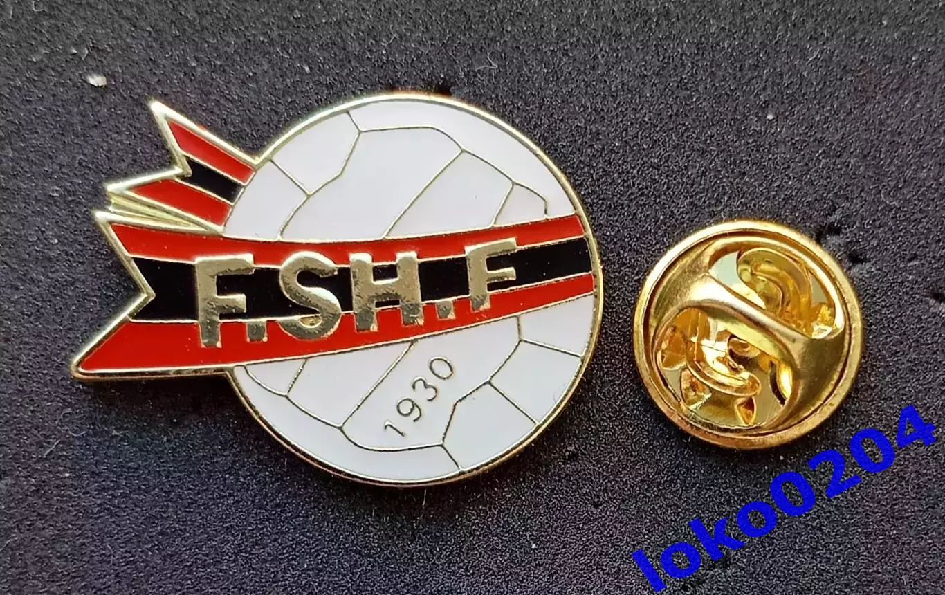 Знак Футбол Федерация - АЛБАНИЯ (19х26 мм).