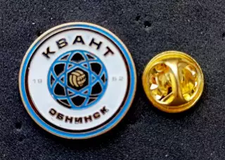 Футбол. Футбольный клуб. Знак. Ф.К. КВАНТ Обнинск - РОССИЯ.
