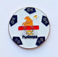 Футбол. Футбольный клуб. Знак. Ф.К. РЫБИНСК - РОССИЯ.