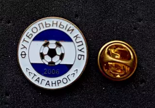 Футбол. Футбольный клуб. Знак. Ф.К. ТАГАНРОГ - РОССИЯ.