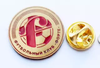 Футбол. Футбольный клуб. Знак. Ф.К. ФОРТЕ Таганрог - РОССИЯ.