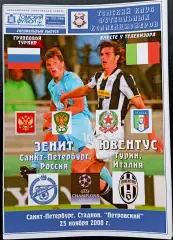 ЗЕНИТ СПб - ЮВЕНТУС 25.11.2008. Лига Чемпионов.