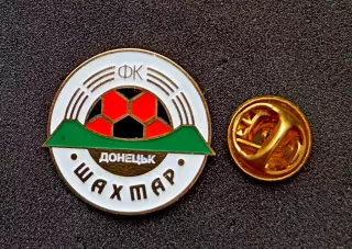 Футбол. Футбольный клуб. Знак. ФК ШАХТЕР Донецк, УКРАИНА.