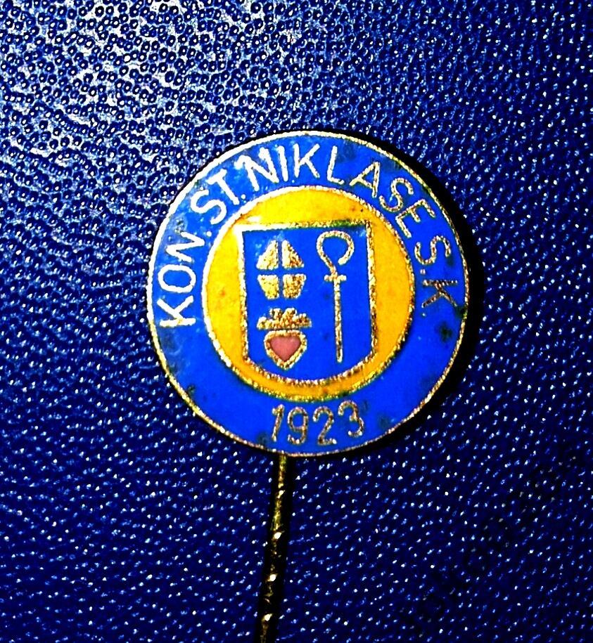 KON. SINT-NIKLASE SPORTKRING,БЕЛЬГИЯ-лого 1951-2000гг.(приобретен в 80х гг.)