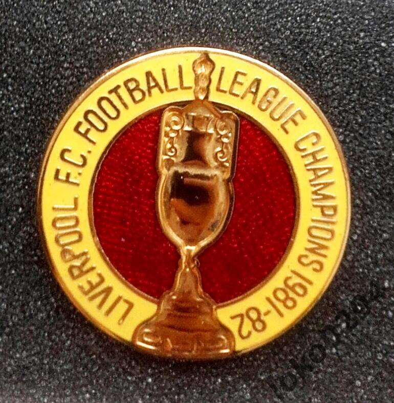 ЛИВЕРПУЛЬ (Англия) - Чемпион Английской Лиги 1981-82 (старый знак).
