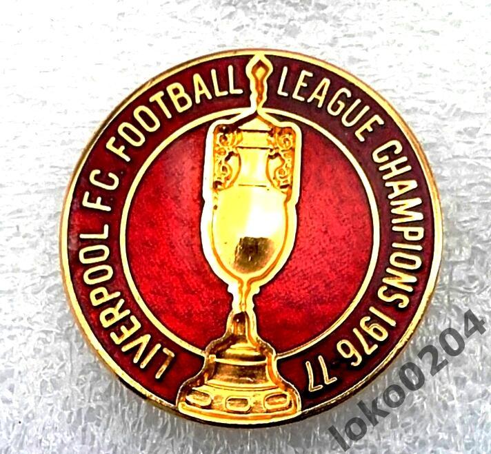 Ф.К. ЛИВЕРПУЛЬ - Чемпион Английской Лиги 1976-77 (старый знак).