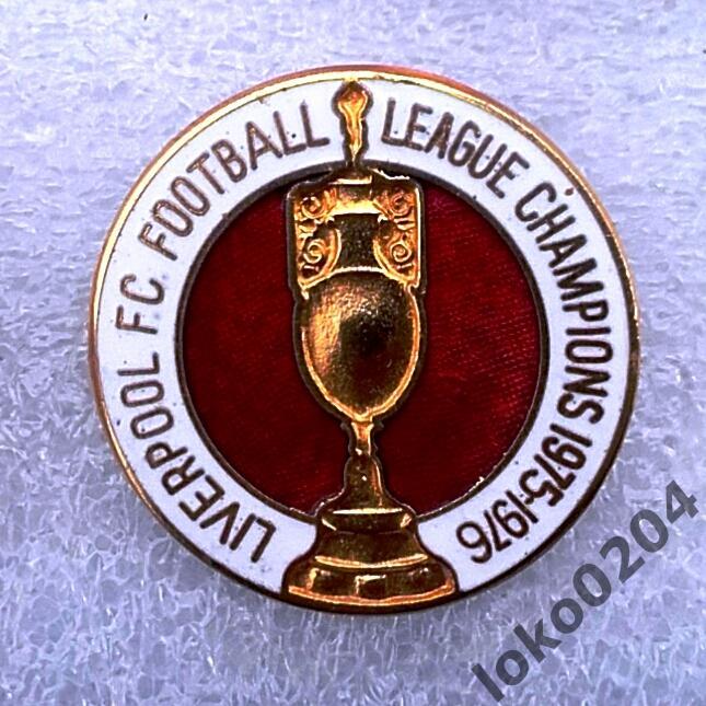Ф.К. ЛИВЕРПУЛЬ (Англия) - Чемпион Английской Лиги 1975-76 (старый знак).