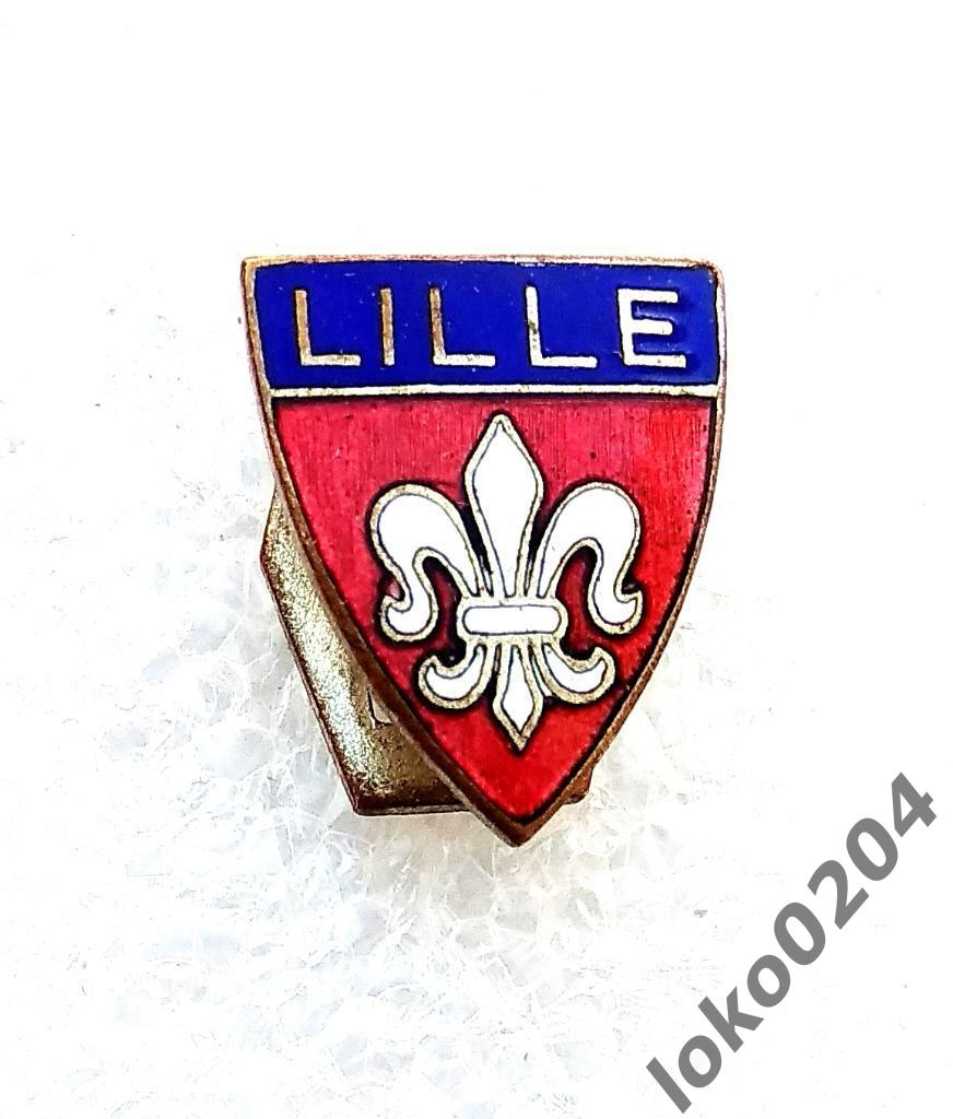ФК Лилль - Lille O.S.C. (лого с 1946 по 1955 гг.) - ФРАНЦИЯ.