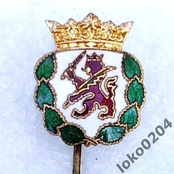 Лежонет ХК (хоккей) - Lejonet IF, Landskrona - ШВЕЦИЯ - (знак 80-х гг.).